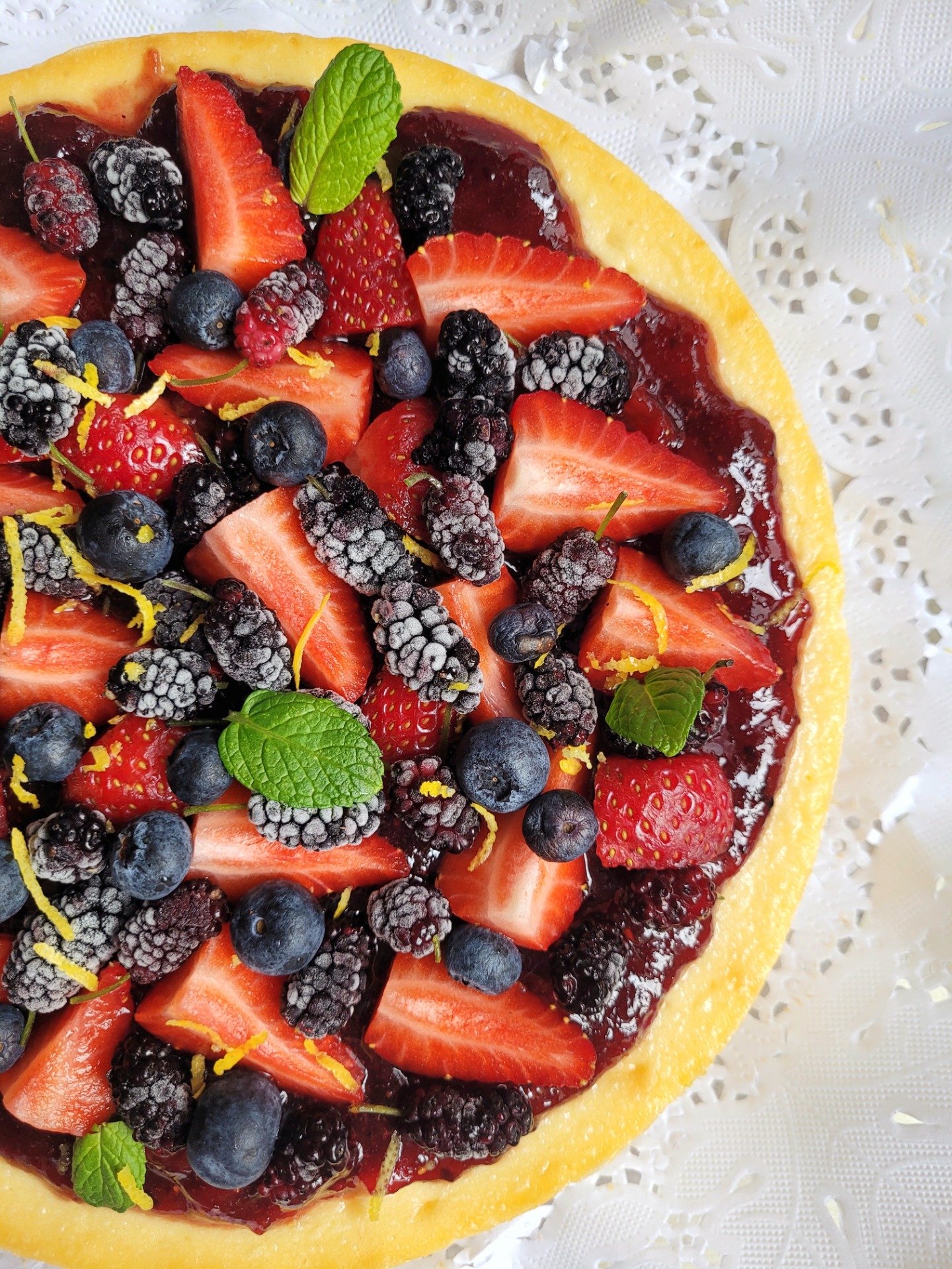 Cheesecake frutos rojos